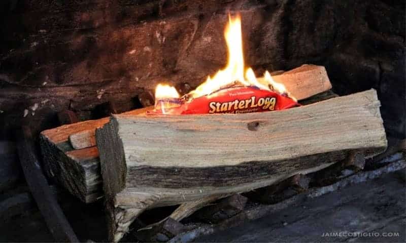 How To Use A Fire Starter Log